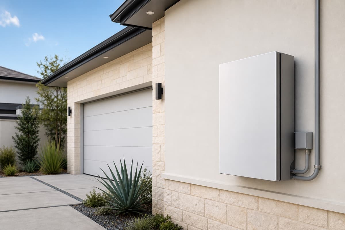 Wall-mounted home battery storage unit